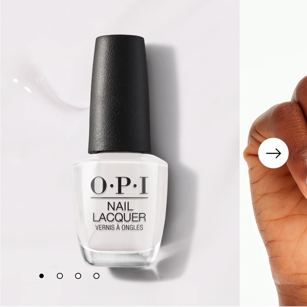 OPI White Suzi Chases Portu-geese Nail Lacquer